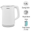 Bình đun siêu tốc 1.5 lít Toshiba KT-15DS1PV 2 Bình đun siêu tốc 1.5 lít Toshiba KT-15DS1PV