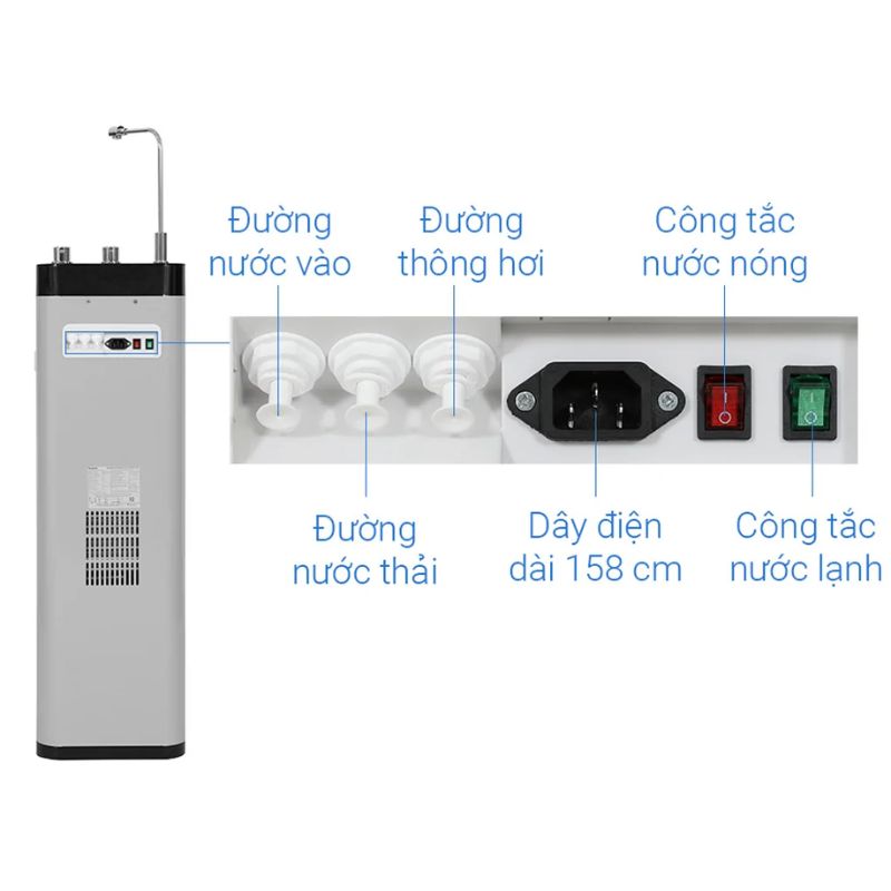 Máy lọc nước Kangaroo KG10A10S 7 Đường máy lọc nước Kangaroo KG10A10S