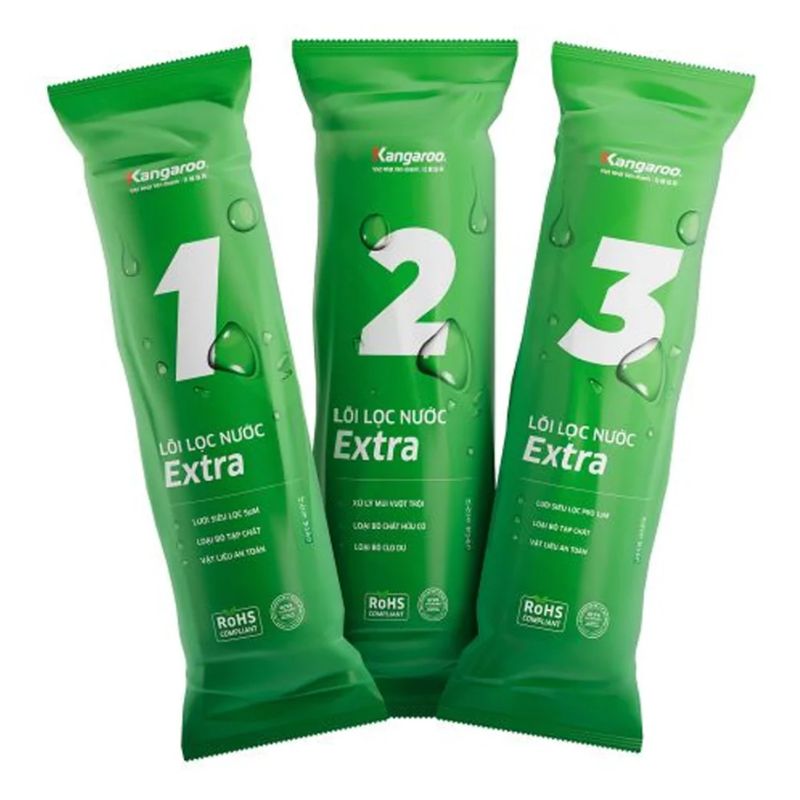Lõi lọc nước Kangaroo Extra 3 4 Hình ảnh lõi lọc nước Kangaroo Extra 3