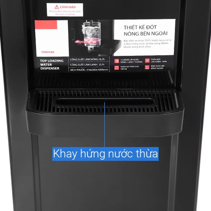 Máy nóng lạnh Toshiba RWF-W1917TV(K) 6 Khay máy nóng lạnh Toshiba RWF-W1917TV(K)