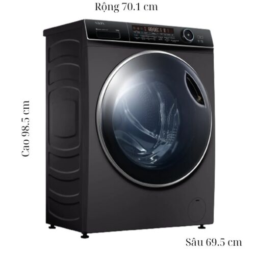 Máy Giặt Aqua Inverter 15 Kg AQD-A1500H.PS cửa trước 9 Kích thước máy Giặt Aqua Inverter 15 Kg AQD-A1500H.PS cửa trước