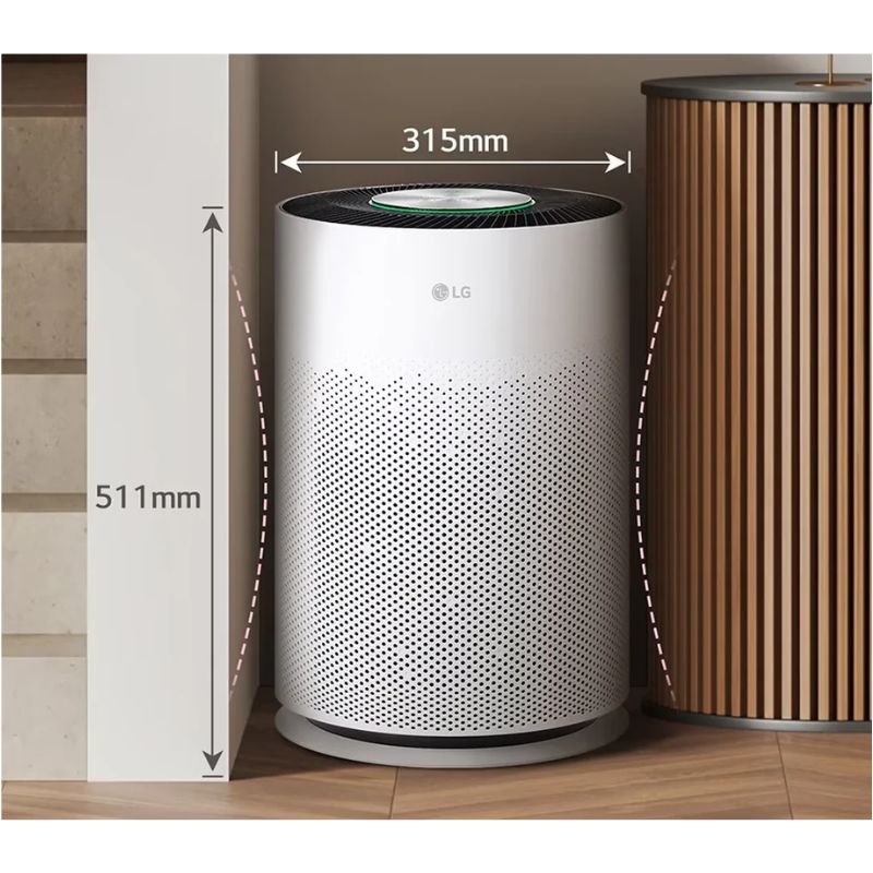 Máy lọc không khí LG Puricare 360 Hit AS60GHWG0 6 Kích thước máy lọc không khí LG Puricare 360 Hit AS60GHWG0