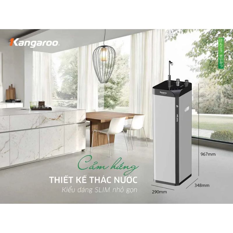 Máy lọc nước Kangaroo KG10A10S 5 Kích thước máy lọc nước Kangaroo KG10A10S