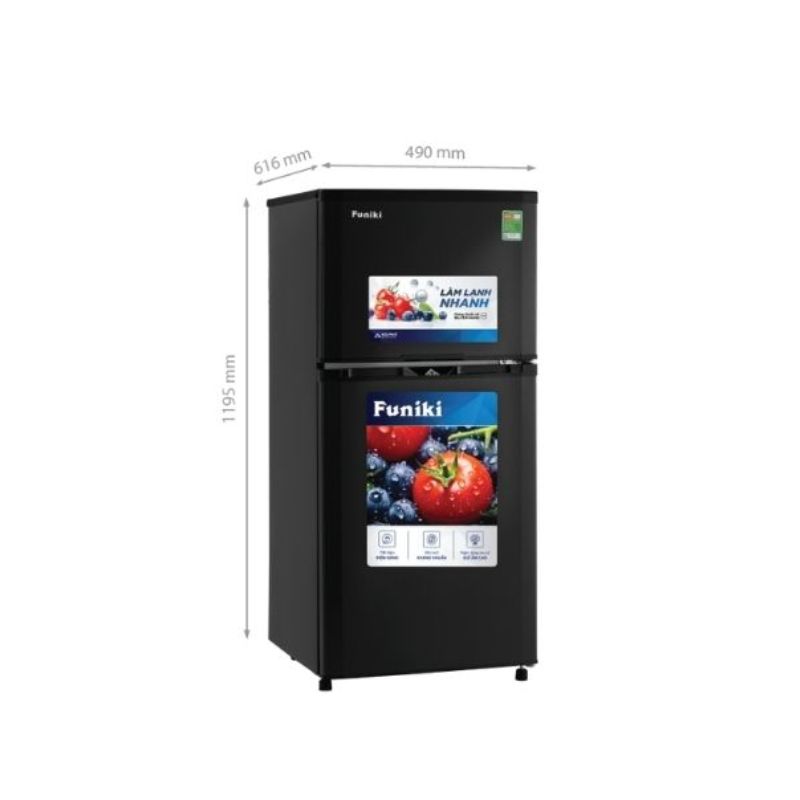 Tủ Lạnh 2 cánh 159 Lít Funiki HR T6159TDG 5 Kích thước tủ Lạnh 2 cánh 159 Lít Funiki HR T6159TDG