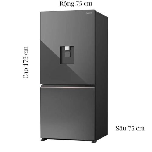 Tủ Lạnh 2 cánh Inverter 500 Lít Panasonic NR-BW530XMMV 9 Kích thước tủ Lạnh 2 cánh Inverter 500 Lít Panasonic NR-BW530XMMV