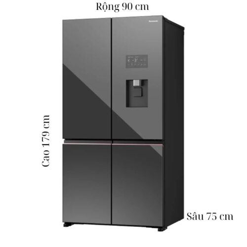 Tủ Lạnh 4 cánh Multi Door Inverter 621 Lít PRIME+ Edition Panasonic NR-XY680YHHV 9 Kích thước tủ Lạnh 4 cánh Multi Door Inverter 621 Lít PRIME+ Edition Panasonic NR-XY680YHHV