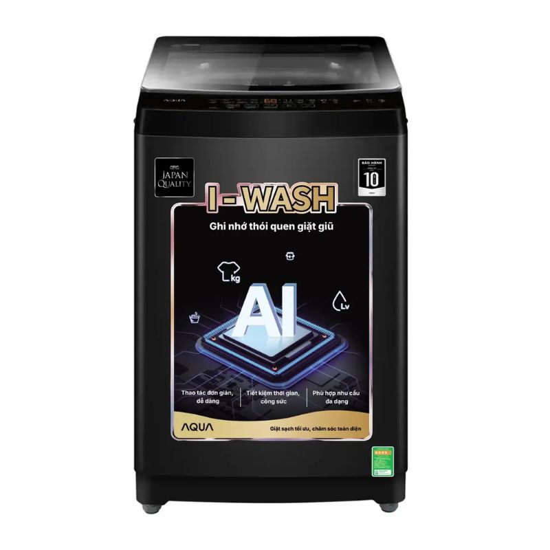Máy Giặt Aqua 8 Kg AWM8-316K(B) cửa trên 3 Máy Giặt Aqua 8 Kg AWM8-316K(B) cửa trên