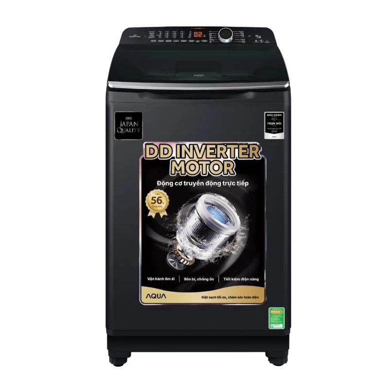 Máy Giặt Aqua Inverter 11 Kg AQW-DR110JT.BK cửa trên 3 Máy Giặt Aqua Inverter 11 Kg AQW-DR110JT.BK cửa trên