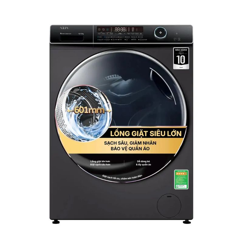 Máy Giặt Sấy Aqua Inverter Giặt 15 Kg - Sấy 10 Kg AQD-AH1500H.PS 3 Máy Giặt Sấy Aqua Inverter Giặt 15 Kg - Sấy 10 Kg AQD-AH1500H.PS