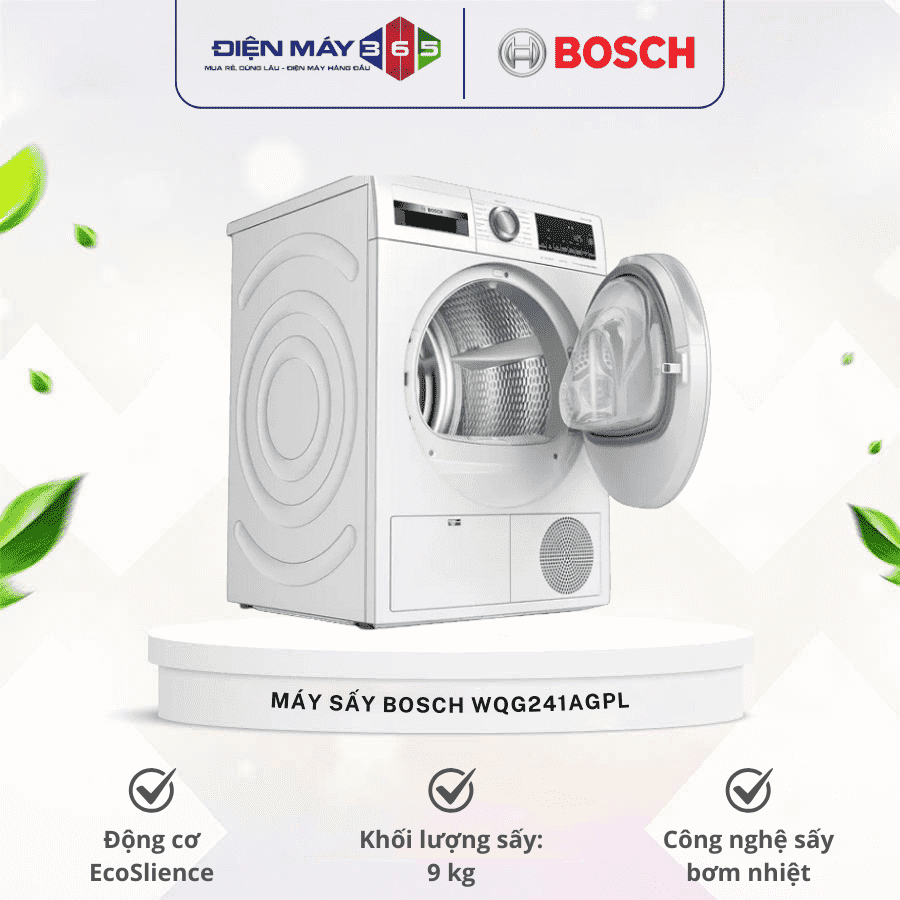 Máy sấy Bosch WQG241AGPL 3 Máy sấy Bosch WQG241AGPL