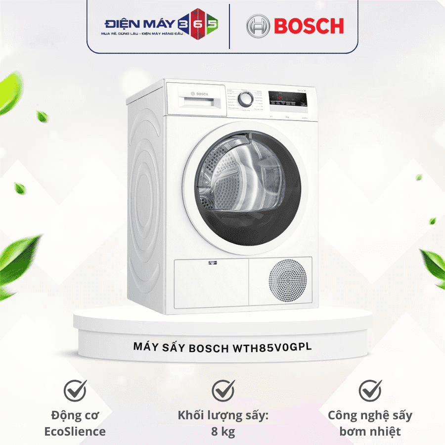 Máy sấy Bosch WTH85V0GPL 3 Máy sấy Bosch WTH85V0GPL