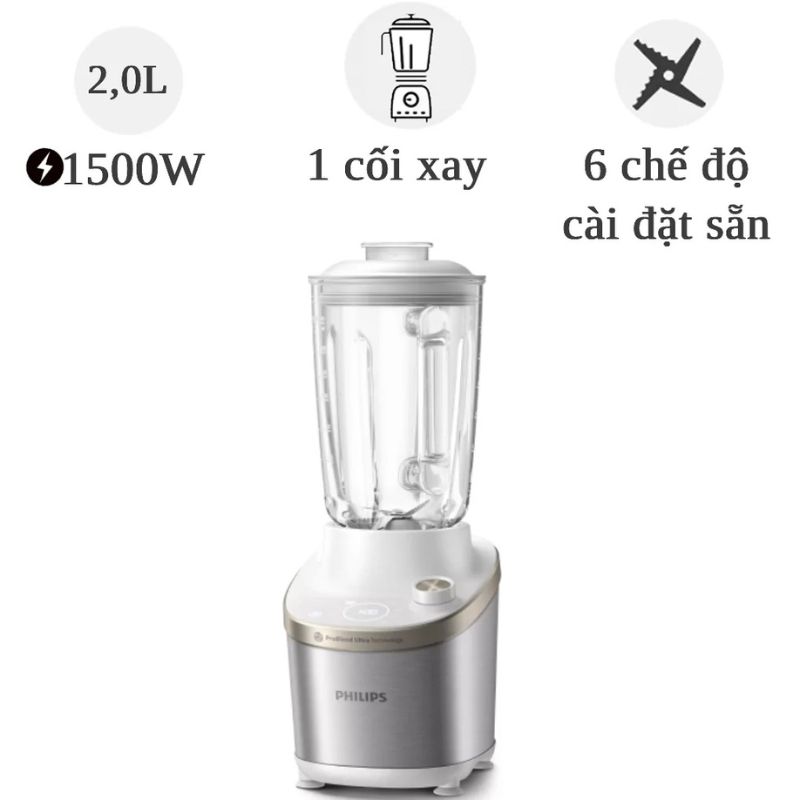 Máy xay sinh tố Philips HR3760/01 3 Máy xay sinh tố Philips HR3760/01