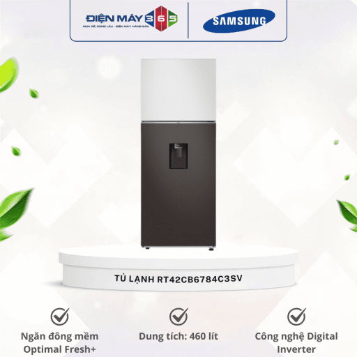 Tủ Lạnh 2 cánh Bespoke Inverter 406 Lít Samsung RT42CB6784C3SV 10 tu lanh 2 canh bespoke inverter 406 lit samsung rt42cb6784c3sv optimized