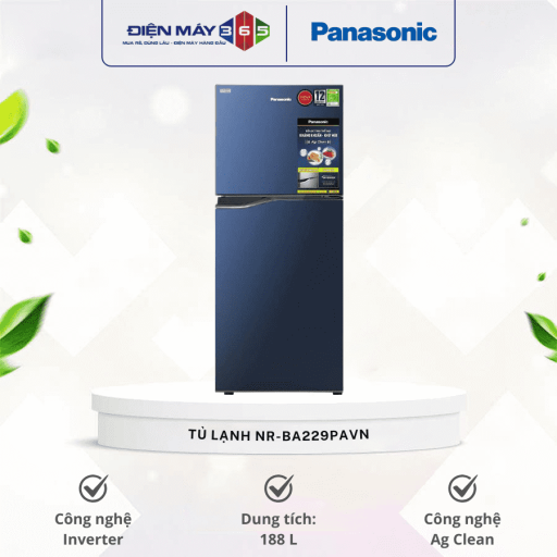 Tủ Lạnh 2 cánh Inverter 188 Lít Panasonic NR-BA229PAVN 10 tu lanh 2 canh inverter 188 lit panasonic nr ba229pavn optimized