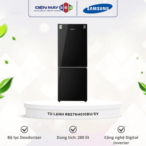 Tủ Lạnh 2 cánh Inverter 280 Lít Samsung RB27N4010BU/SV
