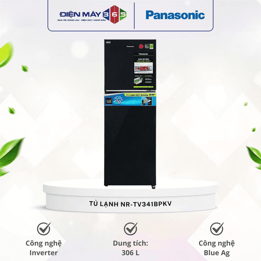 Tủ Lạnh 2 cánh Inverter 306 Lít Panasonic NR-TV341BPKV 3 Tủ Lạnh 2 cánh Inverter 306 Lít Panasonic NR-TV341BPKV