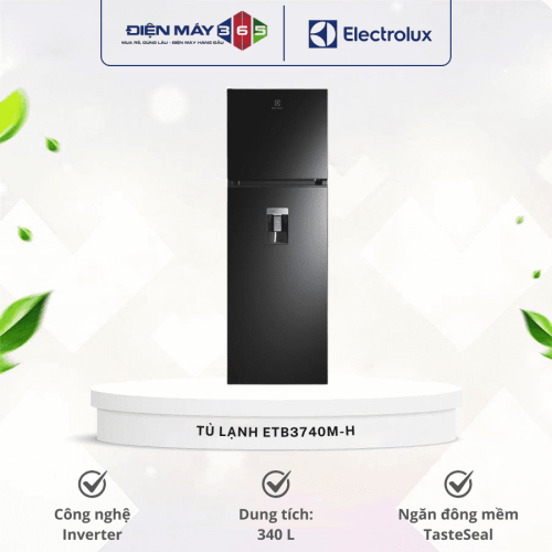 Tủ Lạnh 2 cánh Inverter 341 Lít Electrolux ETB3740M-H
