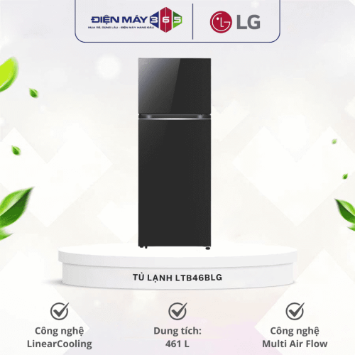 Tủ Lạnh 2 cánh Inverter 461 Lít LG LTB46BLG