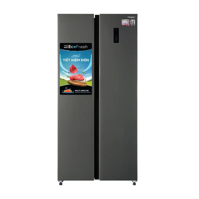 Tủ Lạnh 2 cánh side by side Inverter 458 Lít Casper RS-460PG 3 Tủ Lạnh 2 cánh side by side Inverter 458 Lít Casper RS-460PG