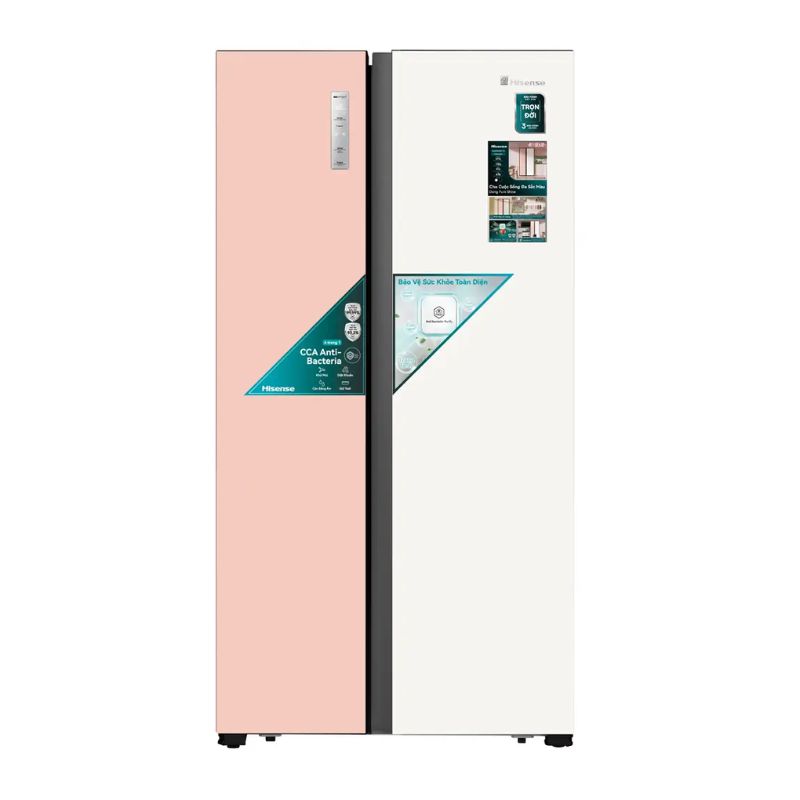 Tủ Lạnh 2 cánh side by side Inverter 519 Lít Hisense RS668N4EW-PU 3 Tủ Lạnh 2 cánh side by side Inverter 519 Lít Hisense RS668N4EW-PU