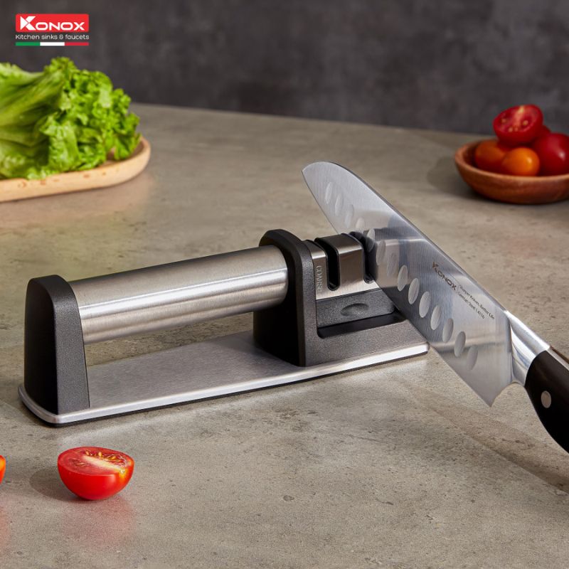 Dụng cụ mài dao 2 khe Konox Knife Sharpener 5 Ảnh dụng cụ mài dao 2 khe Konox Knife Sharpener
