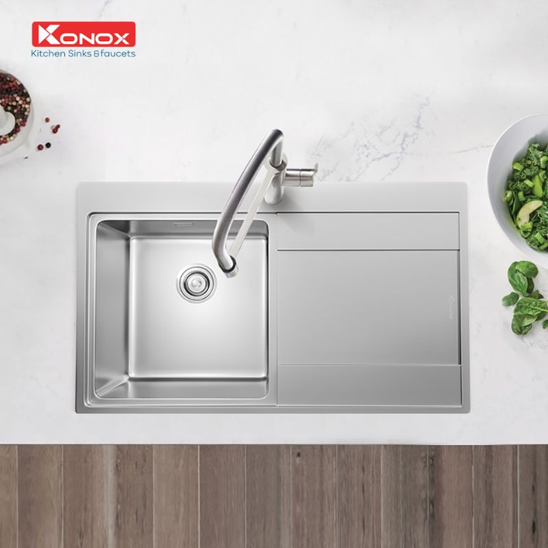 Chậu rửa bát Konox UNICO 8652 4 Ảnh chậu rửa bát Konox UNICO 8652