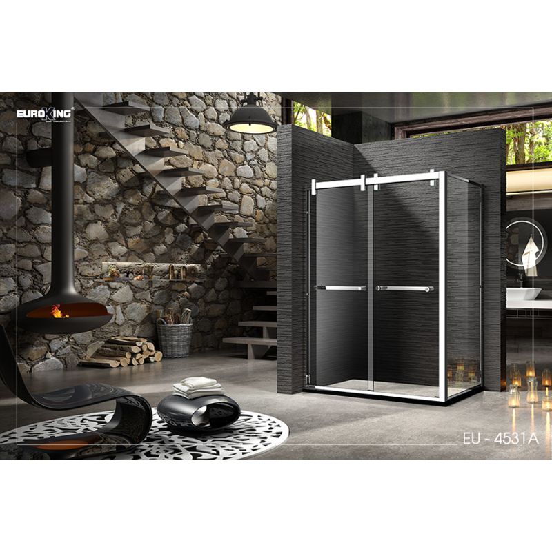 Phòng tắm vách kính Euroking EU-4531A 900mm 4 Ảnh phòng tắm vách kính Euroking EU-4531A 900mm