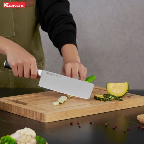 Bộ dao làm bếp 3 món Konox Alder Set 6 Ảnh thực tế bộ dao làm bếp 3 món Konox Alder Set