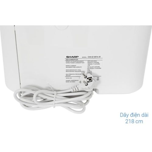 Máy lọc không khí và hút ẩm Sharp DW-E16FA-W 8 Dây điện máy lọc không khí và hút ẩm Sharp DW-E16FA-W