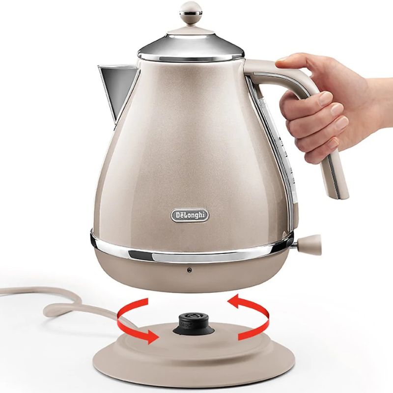 Ấm đun nước DELONGHI KBOT2001.BG 1.7 Lít 7 Đế ấm đun nước DELONGHI KBOT2001.BG 1.7 Lít