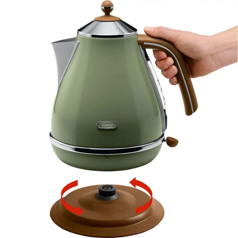 Bình đun siêu tốc 1.7 lít Delonghi KBOV2001.GR 6 Đế bình đun siêu tốc 1.7 lít Delonghi KBOV2001.GR