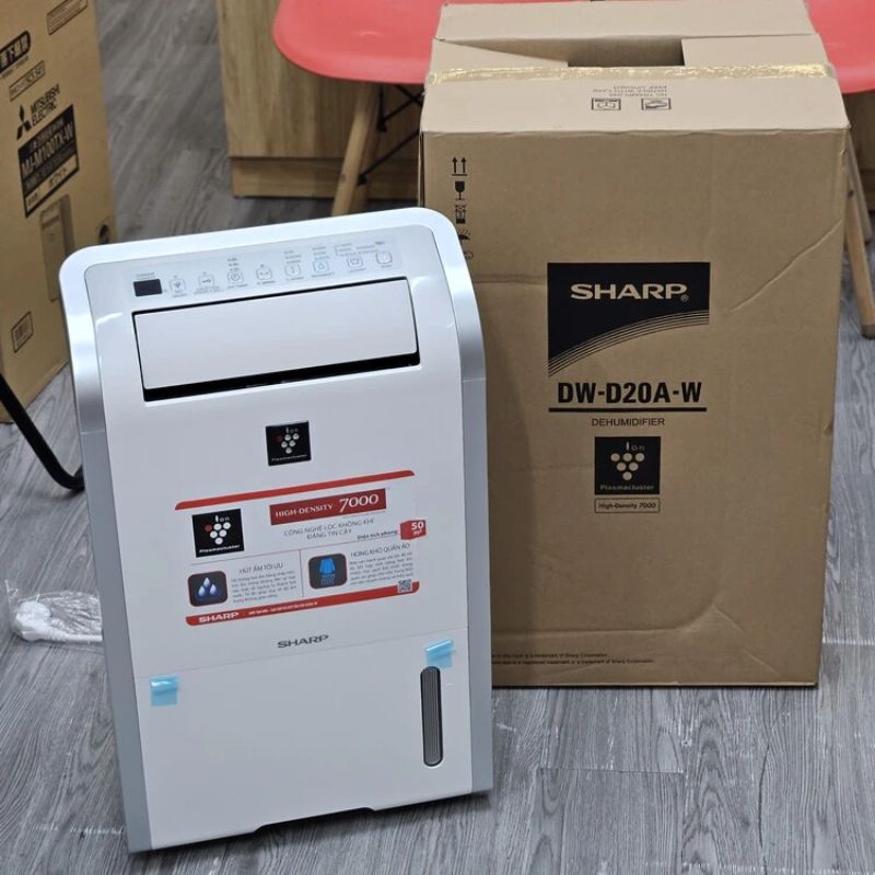 Máy hút ẩm Sharp DW-D20A-W 7 Đóng gói máy hút ẩm Sharp DW-D20A-W