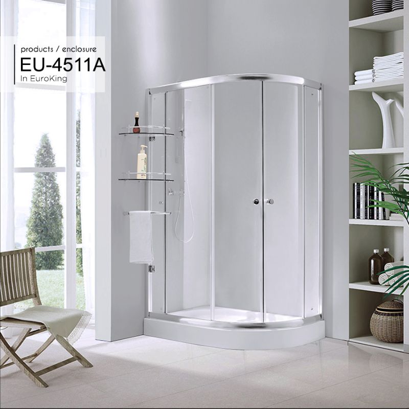 Phòng tắm vách kính Euroking EU-4511A 800mm 3 Phòng tắm vách kính Euroking EU-4511A 800mm