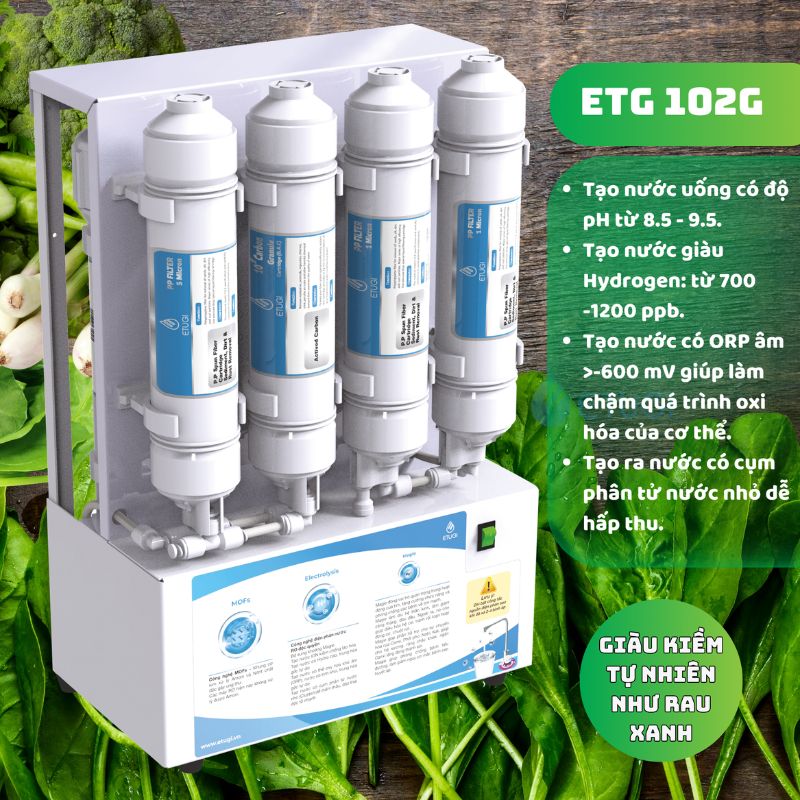 Máy lọc nước ion kiềm Etugi ETG102G 4 Ảnh máy lọc nước ion kiềm Etugi ETG102G