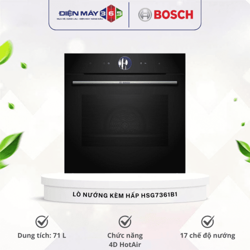 Lò nướng kèm hấp Bosch HSG7361B1