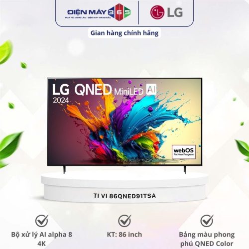 Smart Tivi QNED LG 4K 86 Inch 86QNED91TSA