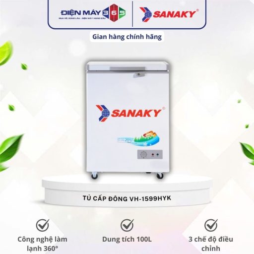 Tủ Đông Sanaky VH1599HYK 100 lít 10 VH 1599HYK