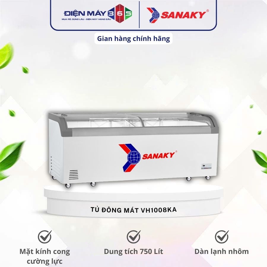 Tủ đông 750 lít Sanaky VH1008KA 3 Tủ đông 750 lít Sanaky VH1008KA