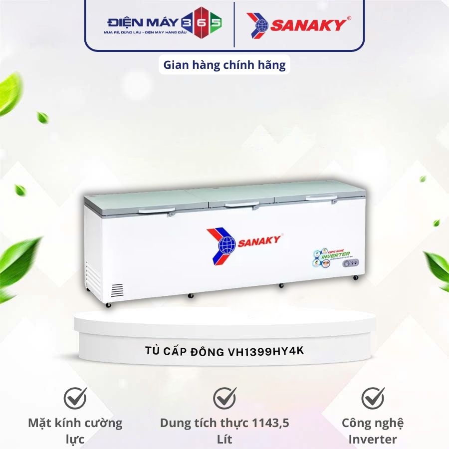 Tủ đông Sanaky VH1399HY4K 3 Tủ đông Sanaky VH1399HY4K