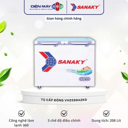 Tủ Đông SANAKY VH2599A2KD 10 VH2599A2KD