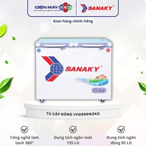 Tủ Đông SANAKY VH2899W2KD 10 VH2899W2KD