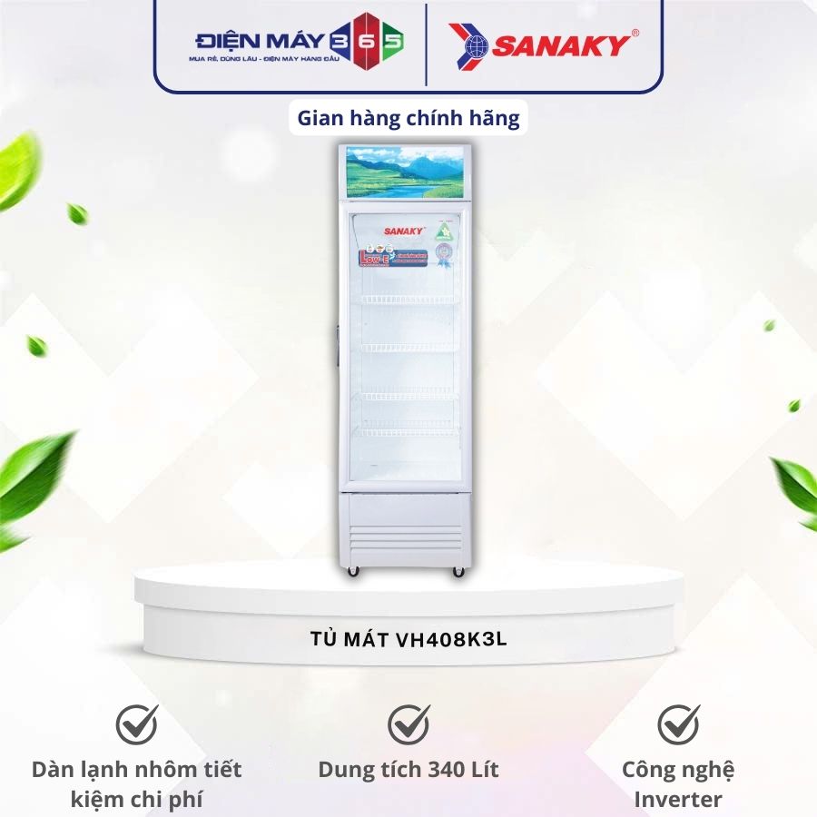Tủ mát Sanaky VH408K3L 3 Tủ mát Sanaky VH408K3L