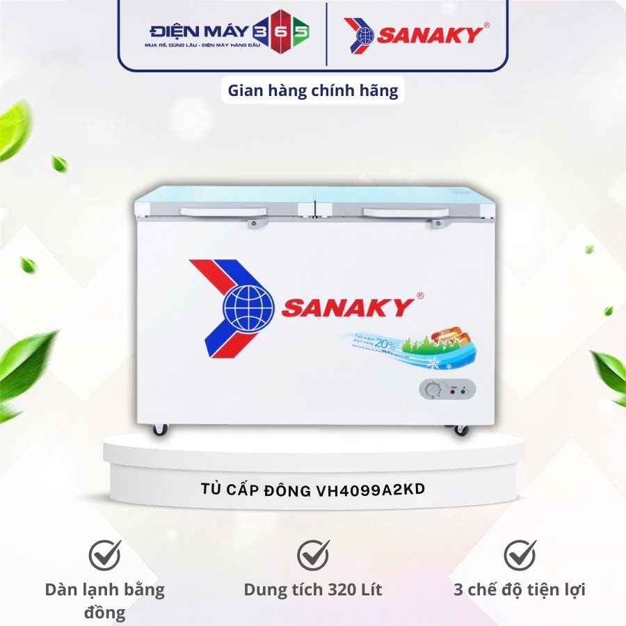 Tủ Đông SANAKY VH4099A2KD 3 Tủ Đông SANAKY VH4099A2KD
