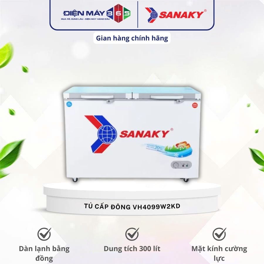 Tủ Đông SANAKY VH4099W2KD 3 Tủ Đông SANAKY VH4099W2KD