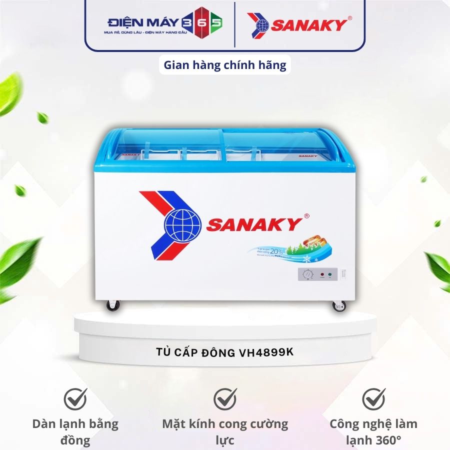 Tủ Đông SANAKY VH4899K 3 Tủ Đông SANAKY VH4899K