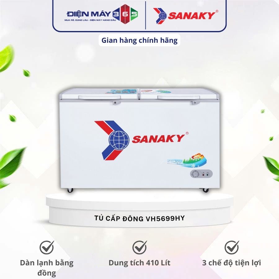 Tủ Đông SANAKY VH5699HY4K 3 Tủ Đông SANAKY VH5699HY4K
