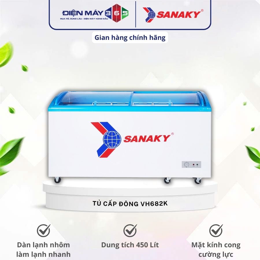 Tủ Đông SANAKY VH682K 3 Tủ Đông SANAKY VH682K