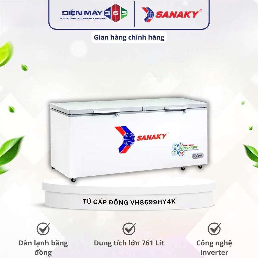 Tủ đông Sanaky VH-8699HY4K 3 Tủ đông Sanaky VH-8699HY4K