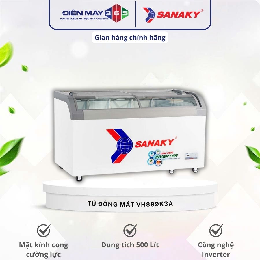 Tủ đông Sanaky VH-899K3A 3 Tủ đông Sanaky VH-899K3A
