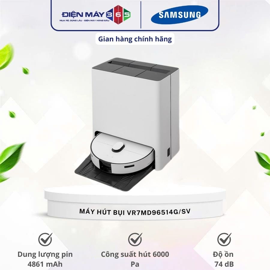 Robot hút bụi Samsung VR7MD96514G/SV 3 Robot hút bụi Samsung VR7MD96514G/SV
